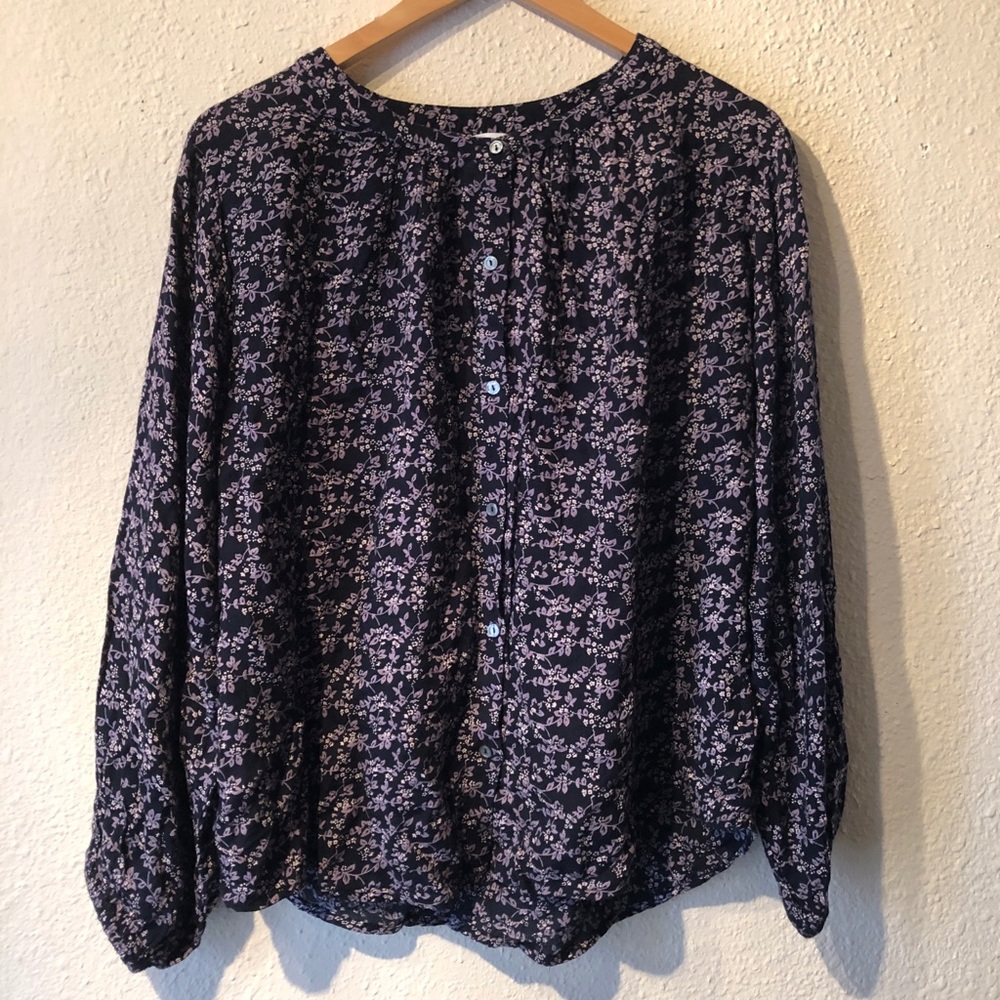 Floral billow shirt (Garnett hill)